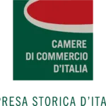 Logo delle Camere di Commercio d'Italia con colori verde, rosso e bianco.