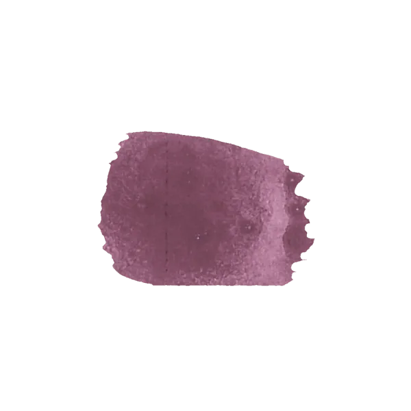 Campione di vernice laccata Corinthian Purple, colore intenso e lucido.