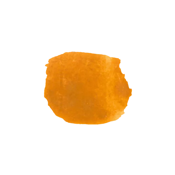Dolce colorato con pigmento laccato giallo infuocato.