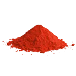 Polvere di pigmento rosso laccato segnalato SF primario.