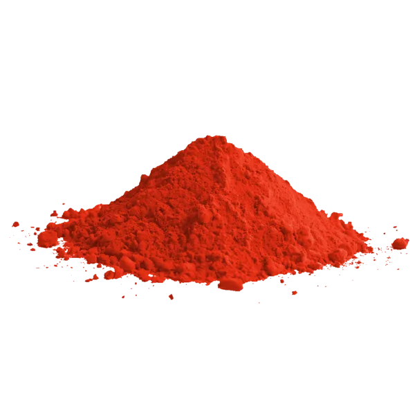 Polvere di pigmento rosso laccato segnalato SF primario.