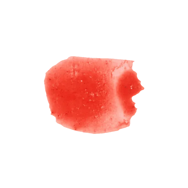 Campione di pigmento laccato rosso segnali SF primario.