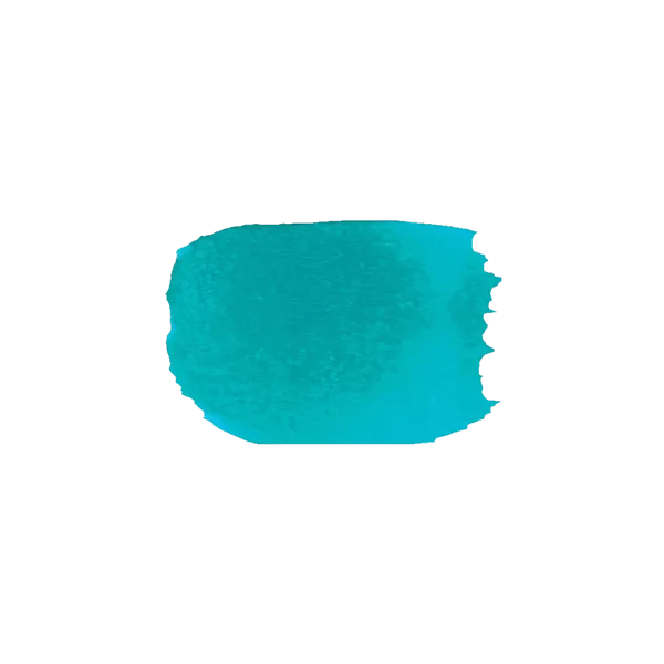 Campione di vernice laccata verde acqua per mobili e pareti.