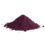 Polvere di pigmento viola laccato violetto permanente per decorazioni.