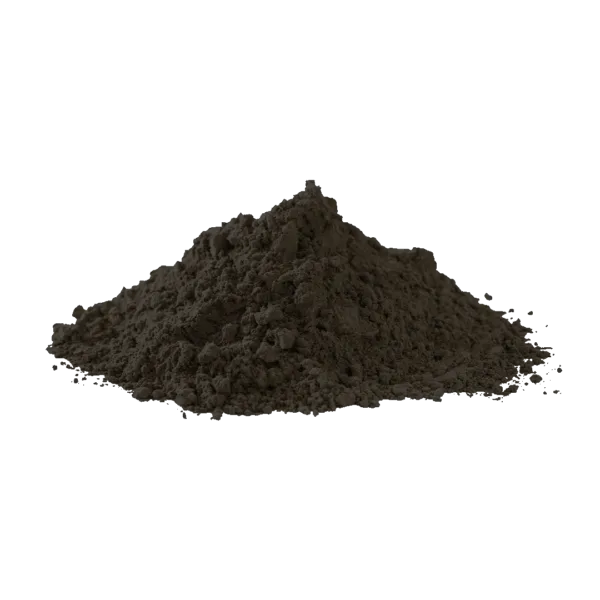 Polvere di terra nero Roma per dolci e decorazioni.