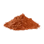 Polvere di terra rossa per dolci e decorazioni.