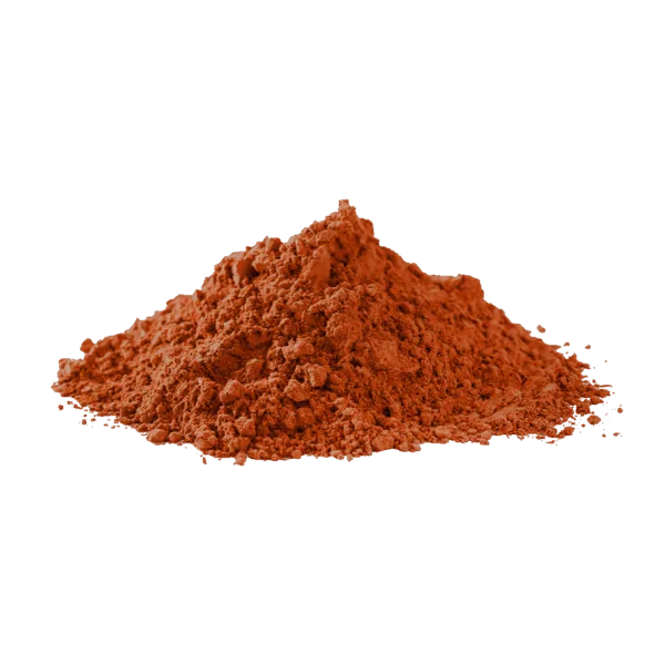 Polvere di terra rossa veneta per cucina e decorazioni.