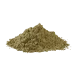 Polvere di terra verde antica per ricette tradizionali.