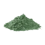 Polvere verde di colore naturale per decorazioni e cucina.