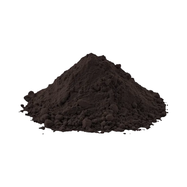 Ossido Morellone, polvere di ossido di colore marrone scuro.