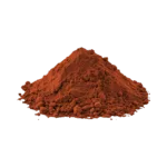 Ossidato rosso micronizzato in polvere per decorazioni e pitture.