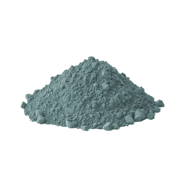 Polvere di pigmento minerale Azzurite per artisti e decoratori.