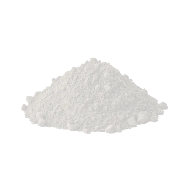Polvere di pigmento minerale bianco di zinco per pittura ecologica.