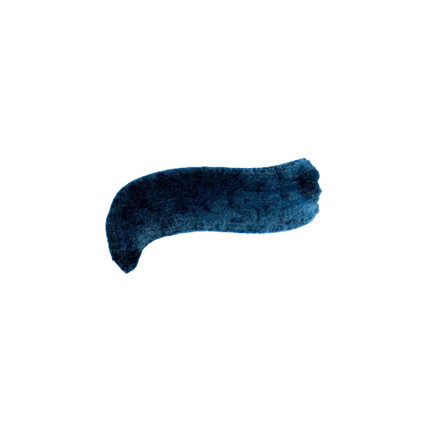 Pigmento minerale Bleu di Prussia in polvere, colore intenso e vibrante.