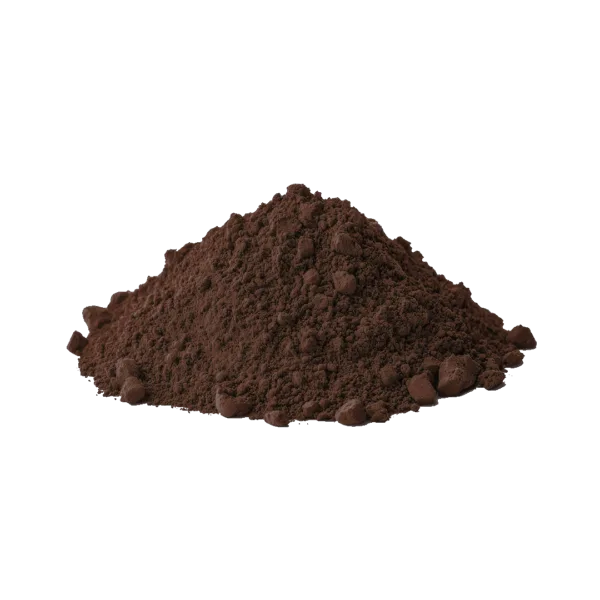 Polvere di pigmento minerale marrone Ceram 800 per decorazioni ceramiche.