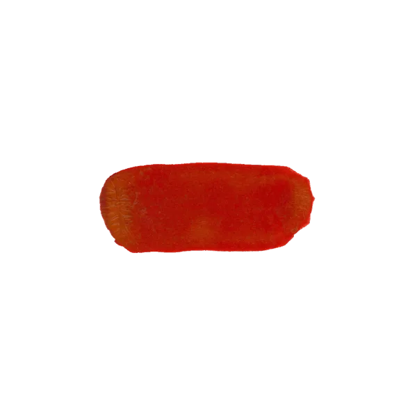 Pigmento minerale Cinabro originale in tonalità rossa vibrante.