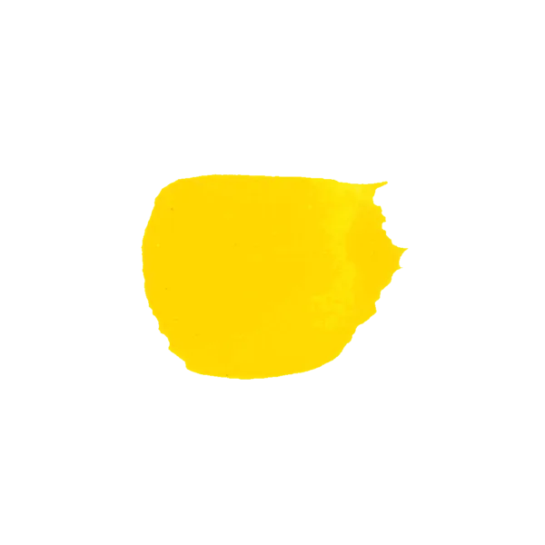 Pigmento minerale giallo cadmio chiaro, colore vivace e luminoso.