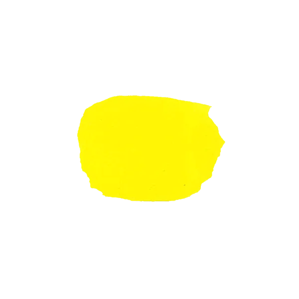Pigmento minerale giallo cadmio limone, colore vivace e intenso.