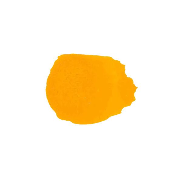 Pigmento minerale giallo cadmio oro in polvere, colore vivace e brillante.