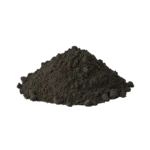 Polvere di pigmento minerale grafite argentata per decorazioni.