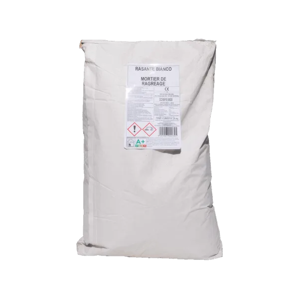Sacchetto di Rasante Bianco per decorazioni e finiture.