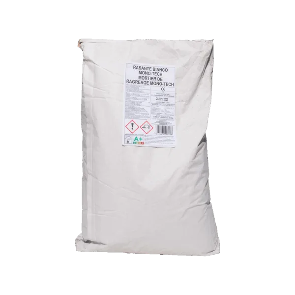 Rasante bianco Monotech Betostuc per microcemento e rivestimenti.