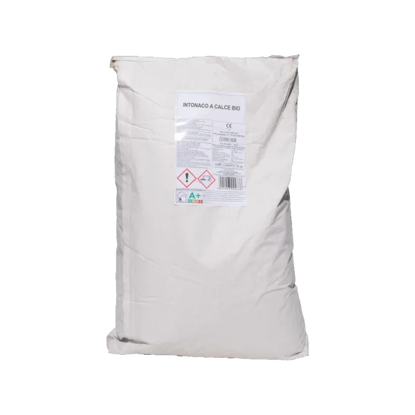 Borsa di intonaco a calce bio per decorazioni e finiture naturali.