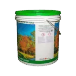 Contenitore di Grassello di Calce filtrato con etichetta dettagliata.