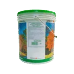 Secchio di primer ai silicati trasparente per pittura, con etichetta e manico.