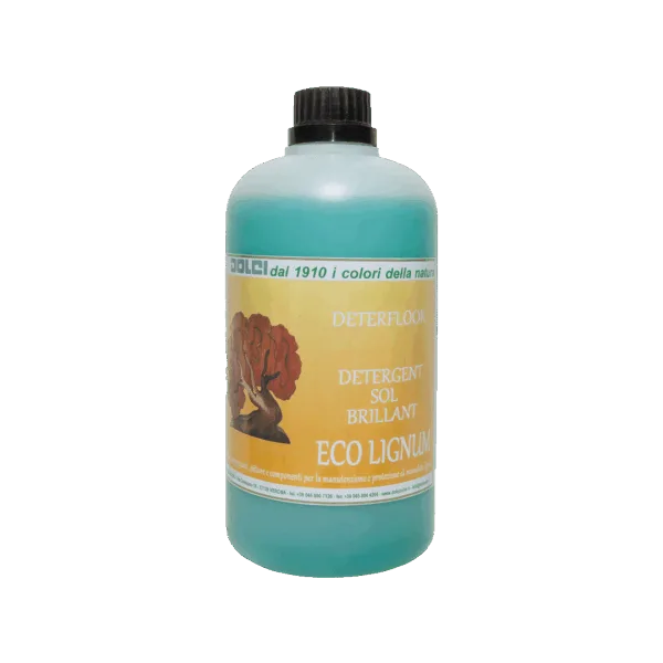 Detergente Eco Lignum per pulizia e brillantezza del legno.