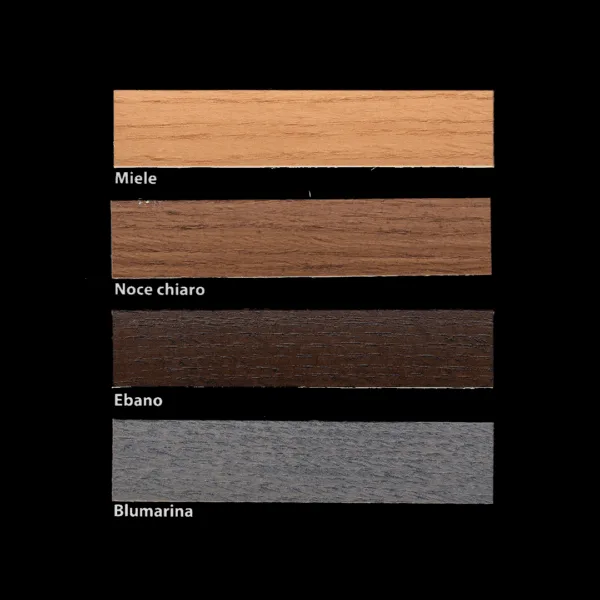 Tavole di legno con diverse tonalità di marrone e grigio.