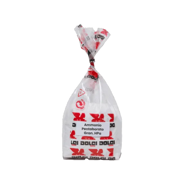 Confezione di Ammonio Pentaborato Gran. HP per dolci e decorazioni.