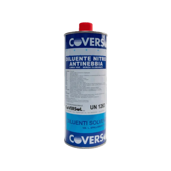 Diluente Nitro Antinebbia per vernici e rivestimenti di alta qualità.