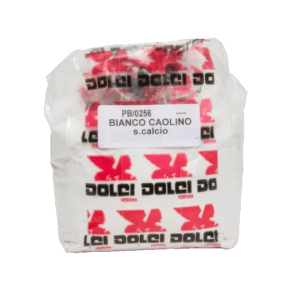 Pacchetto di Bianco Caolino, solfato di calcio per edilizia e ceramica.