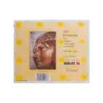 Foglio di foglia oro imitazione con immagine di statua antica.