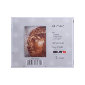 100 Fogli di Foglia Alluminio (16x16mm)